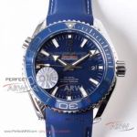 OM Factory Omega Seamaster Planet Ocean V3 Upgrade Edition Swiss 8500 Blue Dial Ceramic Bezel Automatic 45.5mm Watch